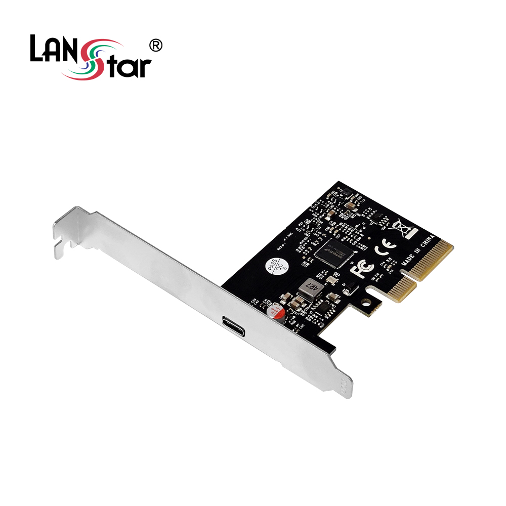 컴퓨터 C포트 USB3.2 20Gbps 1채널 PCIe 확장카드 (LS-UCP1) - 상품 이미지