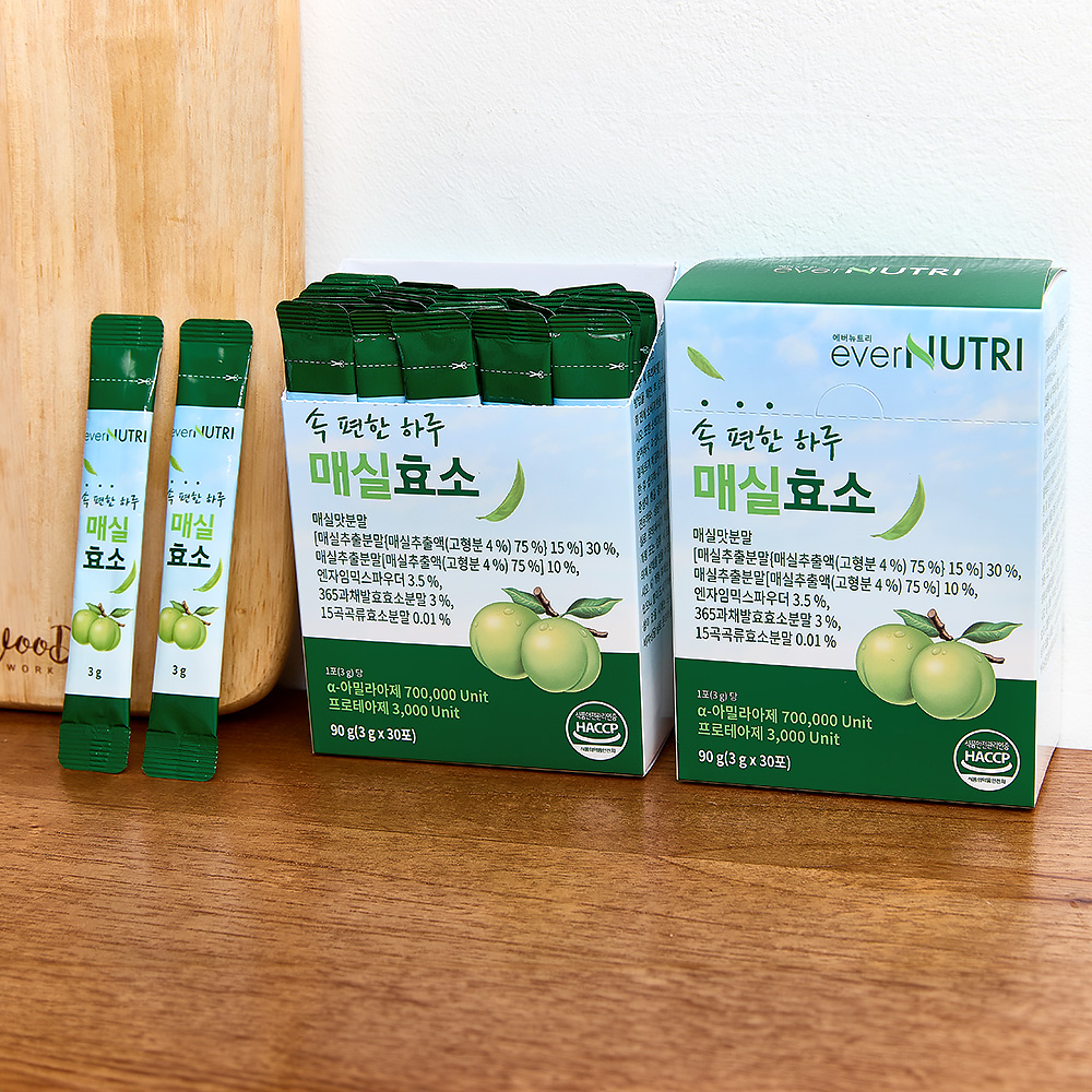 에버뉴트리 속편한 하루 매실효소 소화 발효 효소 30포, 3개 - 상세 이미지 4