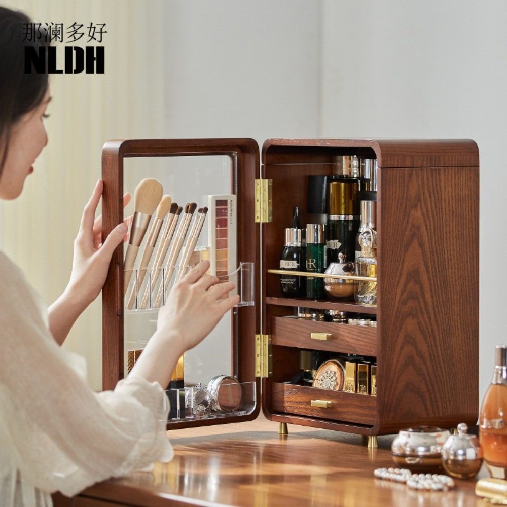 화장품 수납장 서랍형 수납함 슬라이딩 정리대 인테리어수납장 보관함 정리 화장대 - 상세 이미지 2