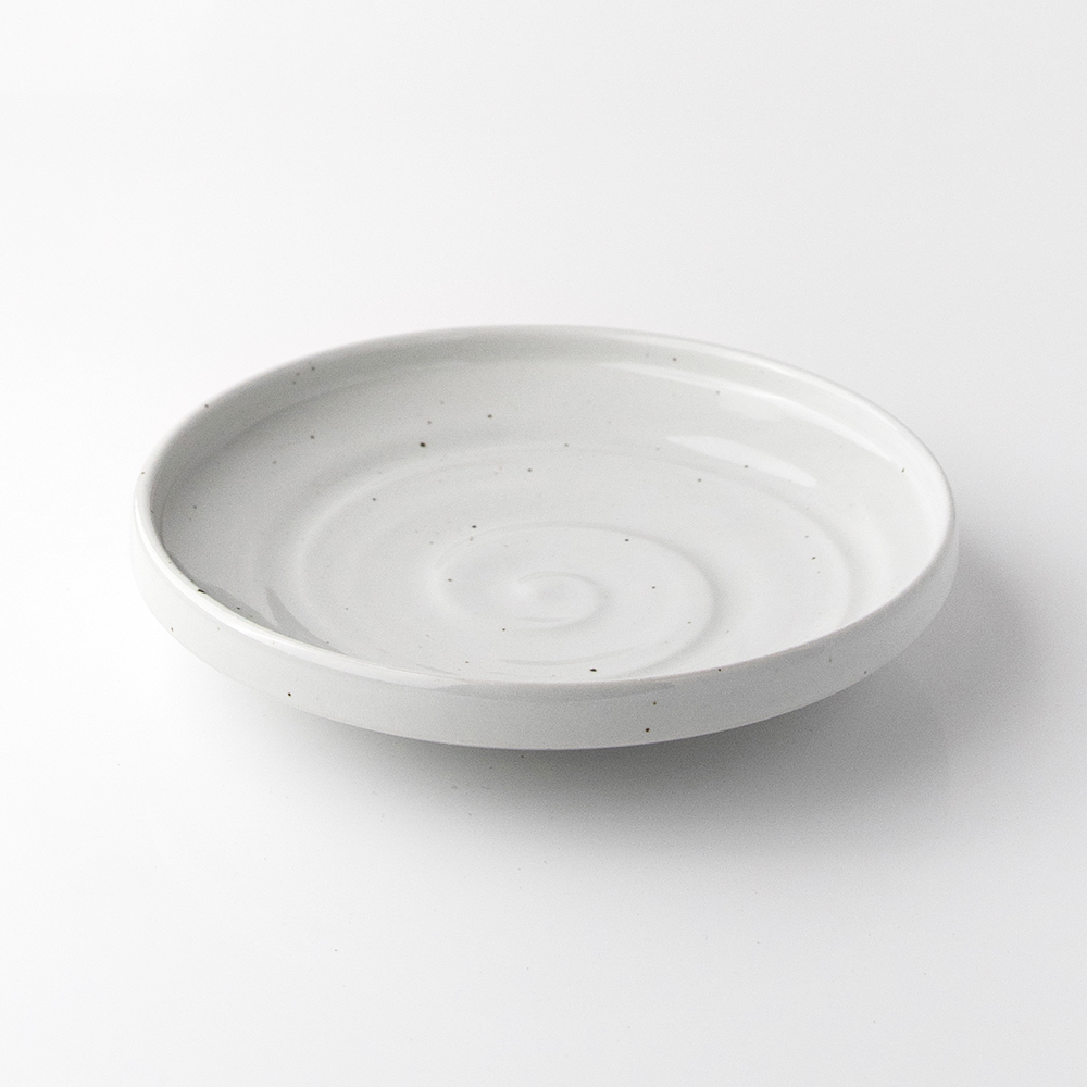 [추석선물] 핸드메이드 담 원형 메인접시 중 20cm 1P 접시 선물 중접시 디너 브런치 플레이트 플레이팅 - 상세 이미지 2