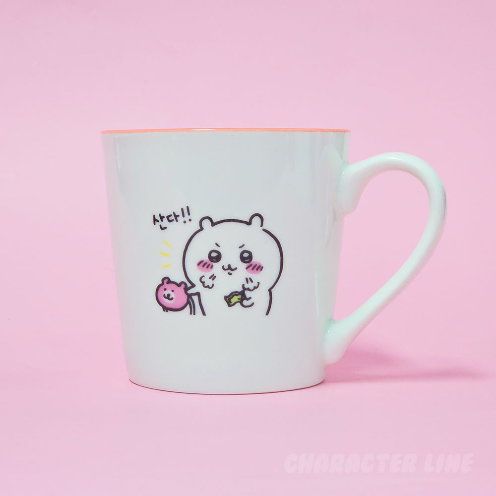 레토 먼작귀 머그컵 하치와레 캐릭터 머그잔