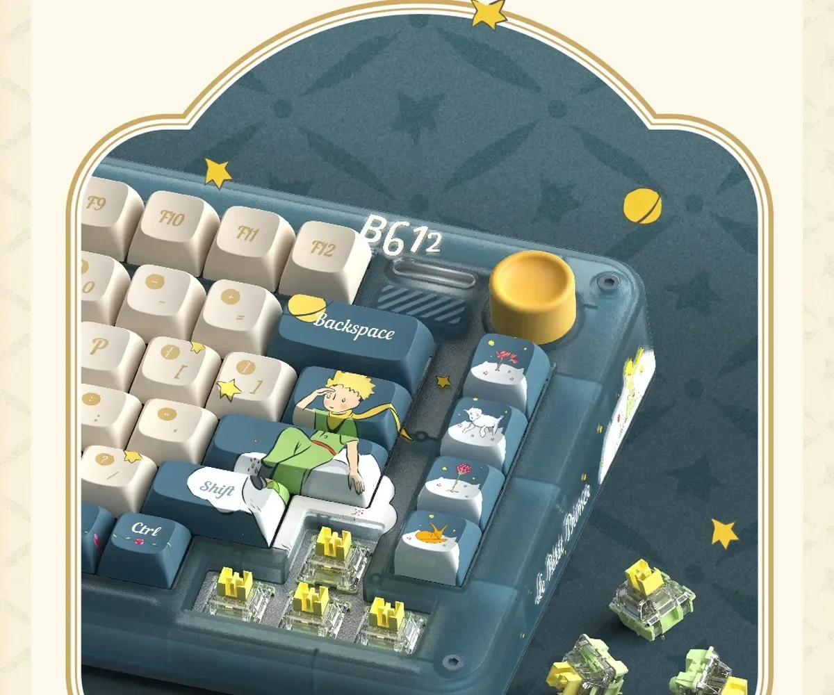 아이큐닉스 IQUNIX ZX75 어린왕자 키보드 81키 핫스왑 유선 무선 기계식 키보드 선셋판타지 - 상세 이미지 5