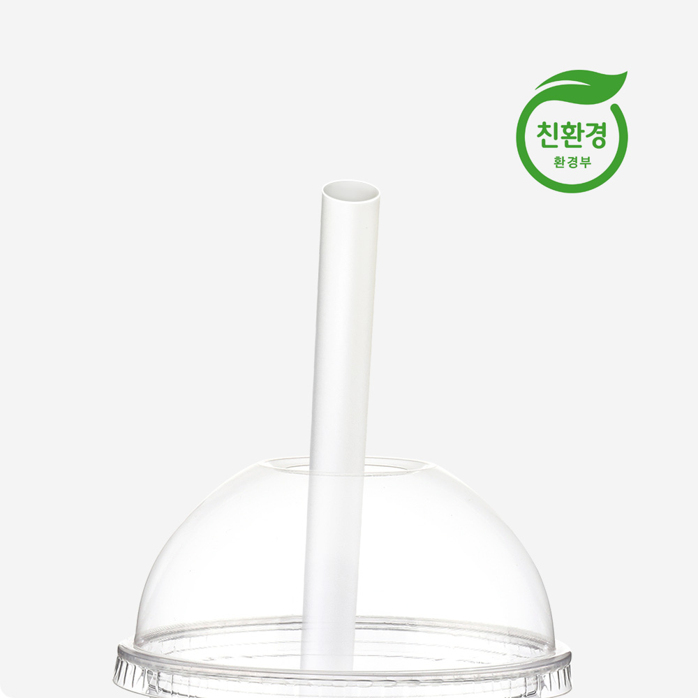 친환경 빨대 버블티빨대 생분해 일회용 PLA 카페 벌크 개별포장 디앙 100개 - 상세 이미지 3