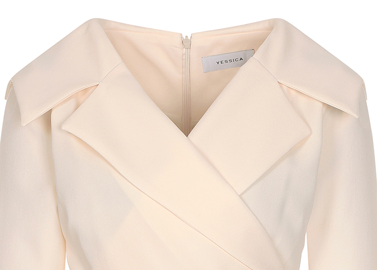 [한정수량] 예시카 오픈카라 랩 H라인 원피스 YI2OP992