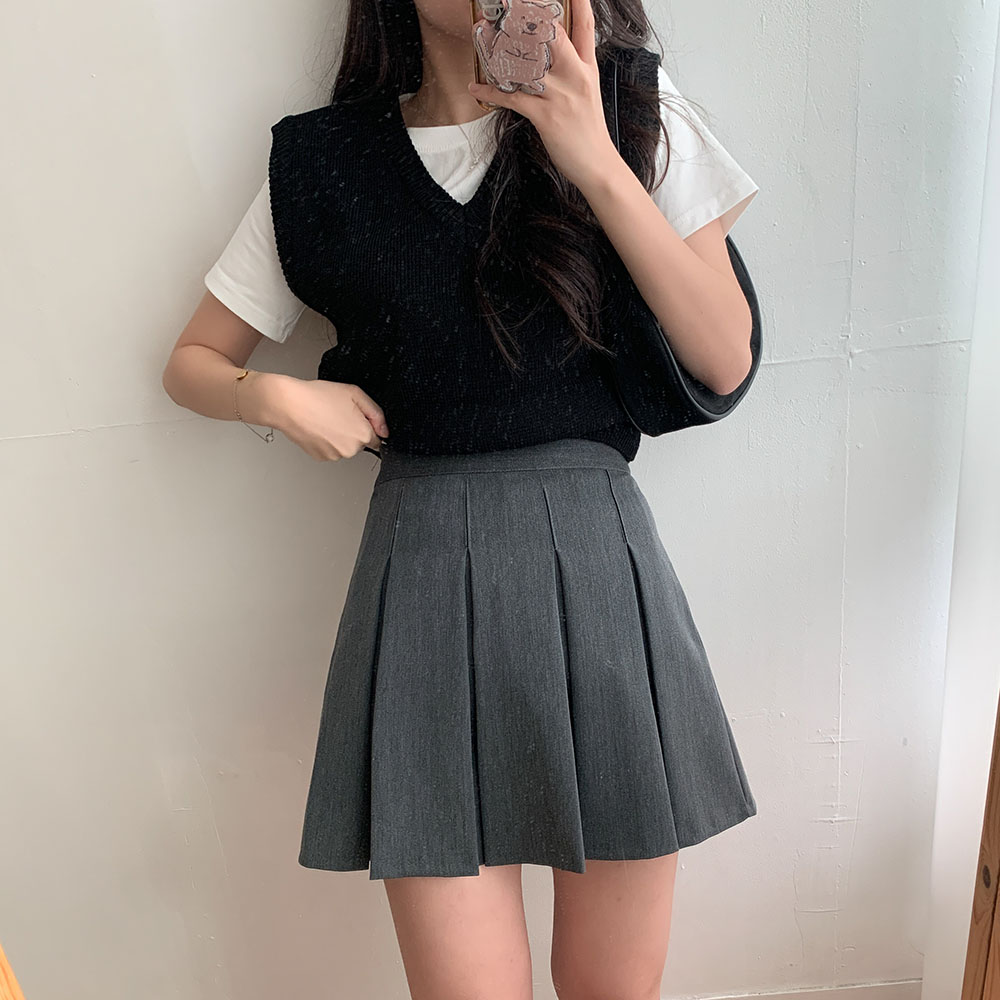플리츠미니스커트 테니스스커트 이미지 7