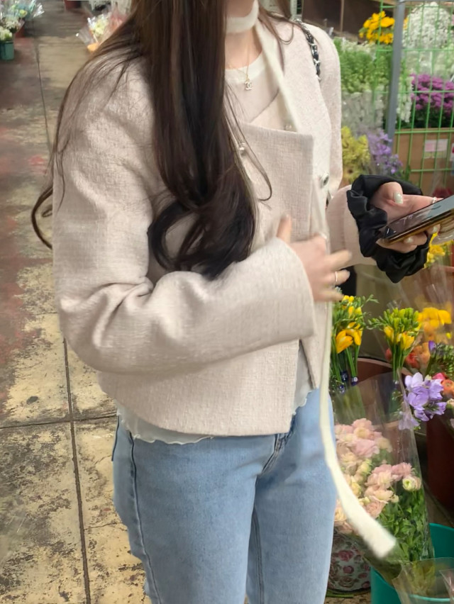 💕URBANE MADE💕 블라썸 노카라 하객룩 트위드 자켓 (당일출고 2c) 상세 이미지 188