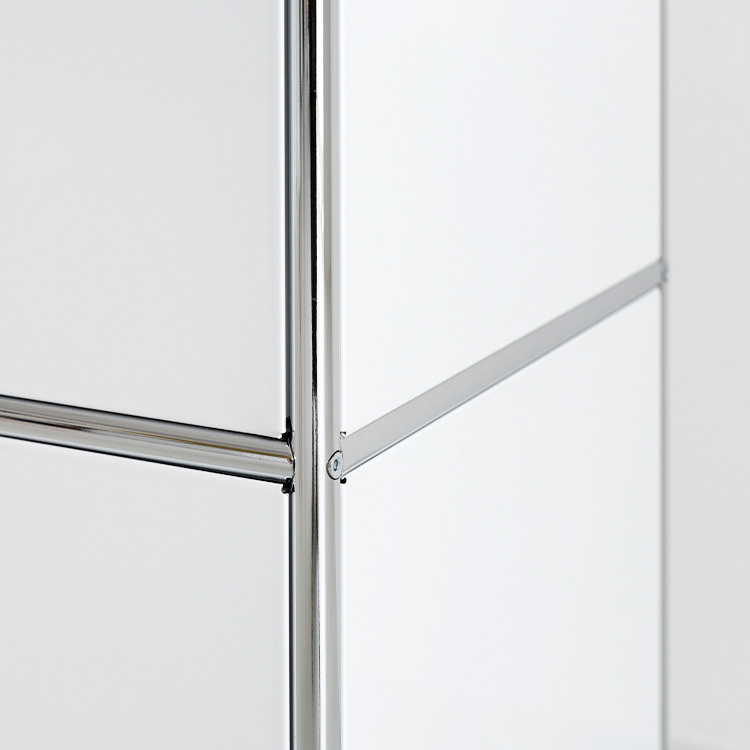 심플리 3단 수납장 BC020 77x40x120, 3단, 퓨어화이트 2690.6120