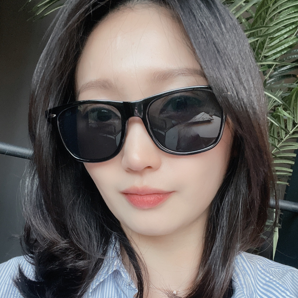 Brad 자외선차단 UV400 남자 여자 뿔테 선글라스 - 상세 이미지 4