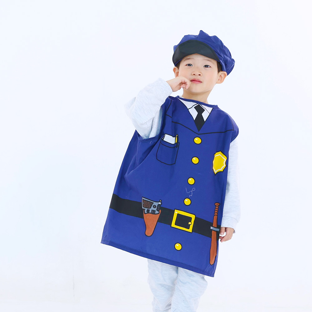 [캐스B] 조끼형역할의상 경찰 소방 요리 의사 기술자 역할조끼 코스튬 이미지 6