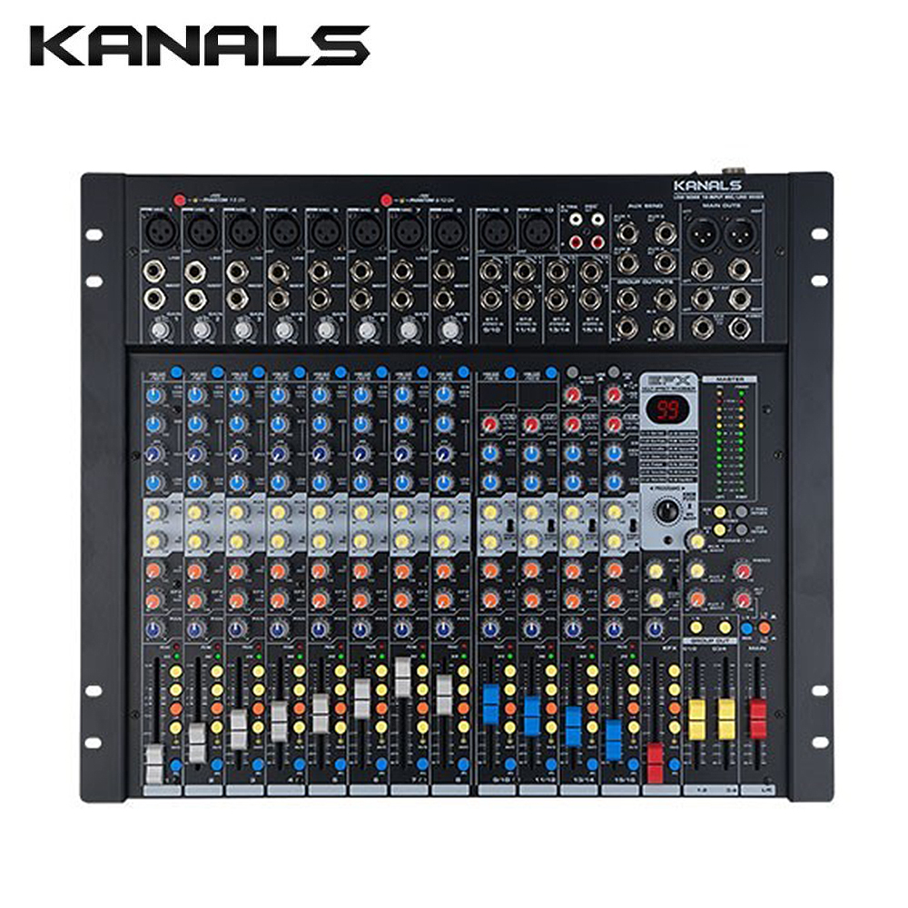 카날스 BKX-167F 오디오 믹서 16채널 이펙트내장 공연 교회 강당