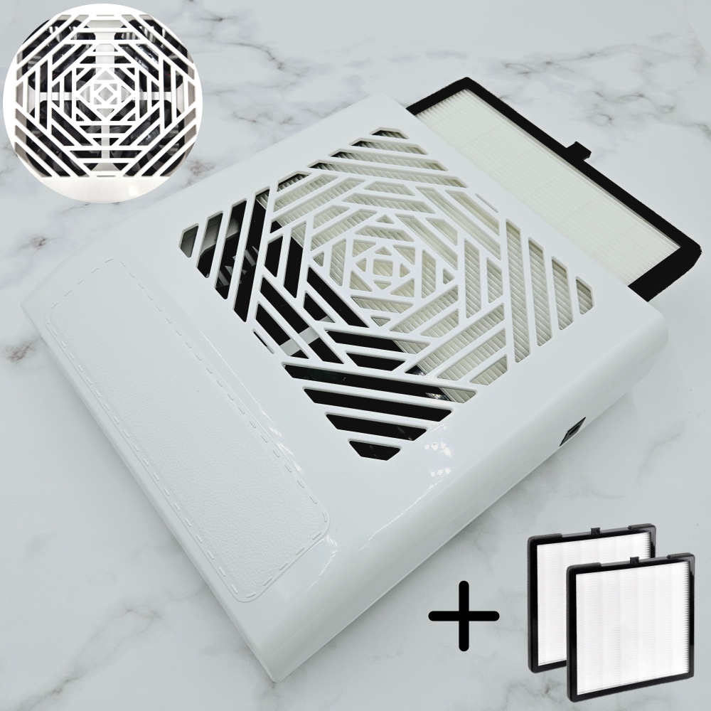 젤 네일 흡진기 C4 유/무선 모터팬 4개 (필터증정품) 네일드릴 먼지 흡입기 목공