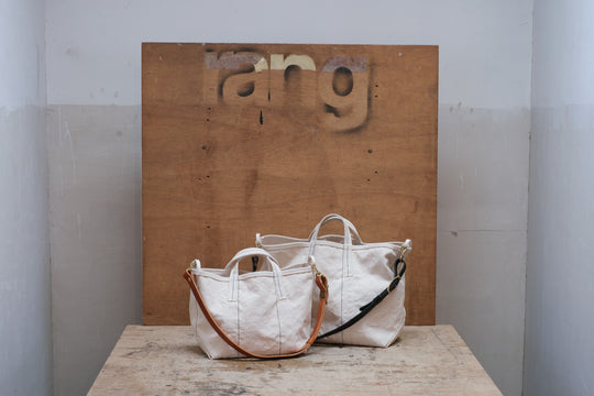 레어잼 콜백 워시드 스트랩 토트백 COAL BAG 브라운 블랙 - 상품 이미지