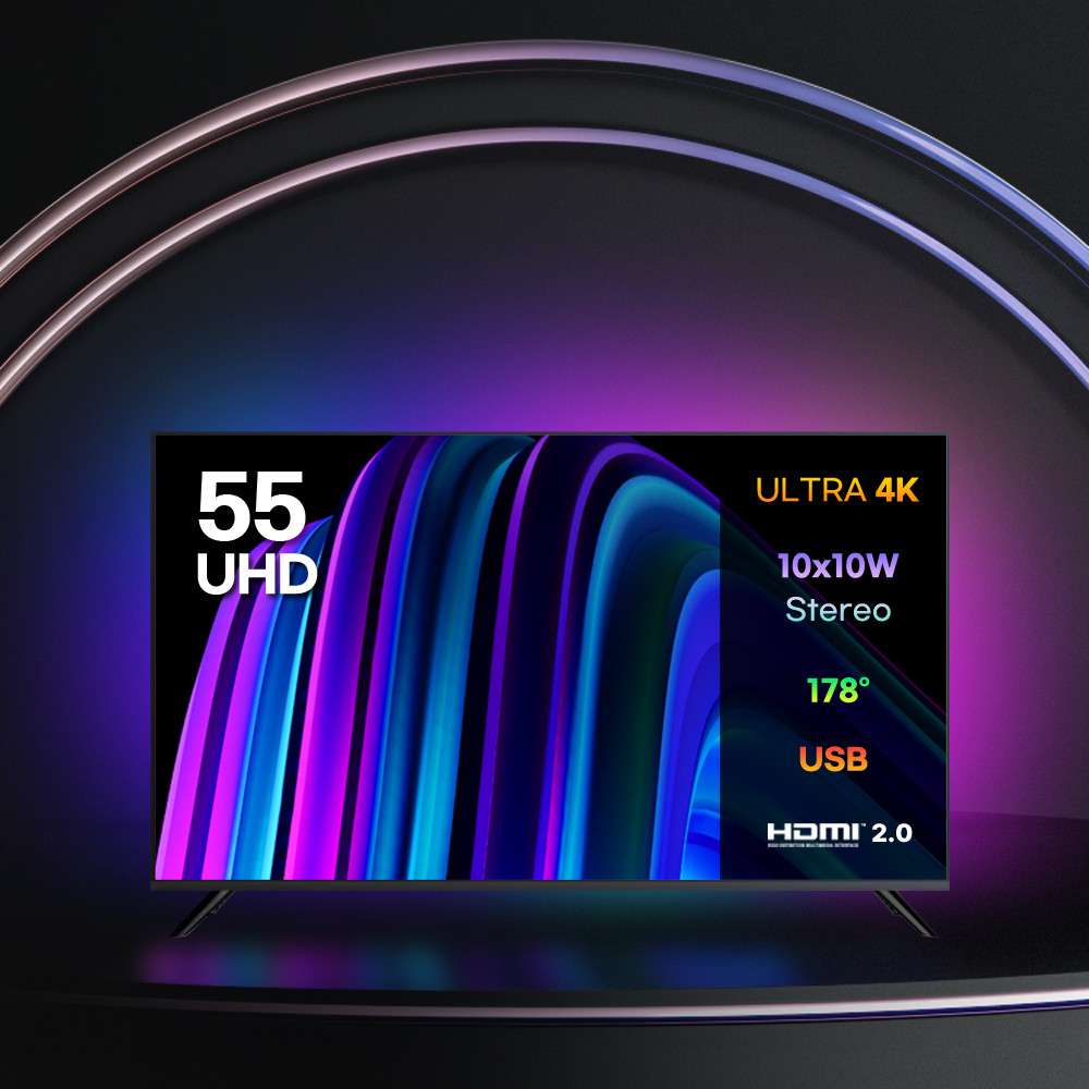 이노스 139cm(55인치) E5500UHD TV 제로베젤 클리어쾀 백라이트3년 자가설치 수도권 익일배송 - 상세 이미지 5