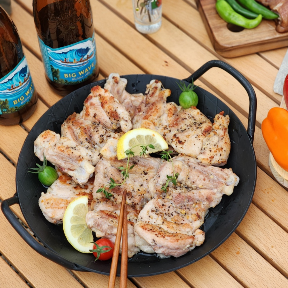 춘천 달수 닭다리살 허브솔트닭갈비 1kg, 1팩 (3-4인분) 캠핑용 닭갈비 밀키트 맛집 - 상세 이미지 3