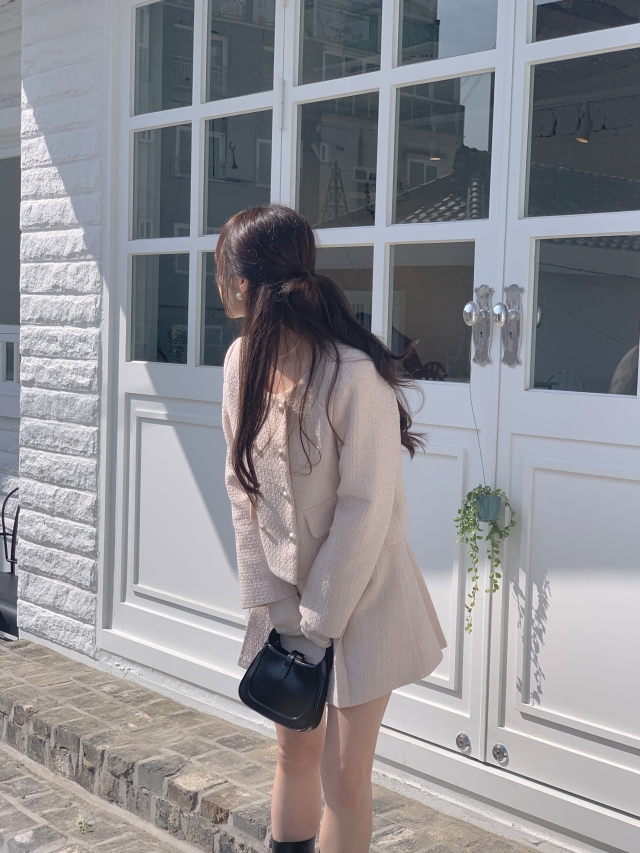 💕URBANE MADE💕 블라썸 노카라 하객룩 트위드 자켓 (당일출고 2c) 상세 이미지 138