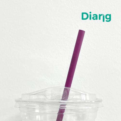 친환경 빨대 커피빨대 생분해 일회용 PLA 벌크 개별포장 디앙 바이올렛 300개 - 상세 이미지 2