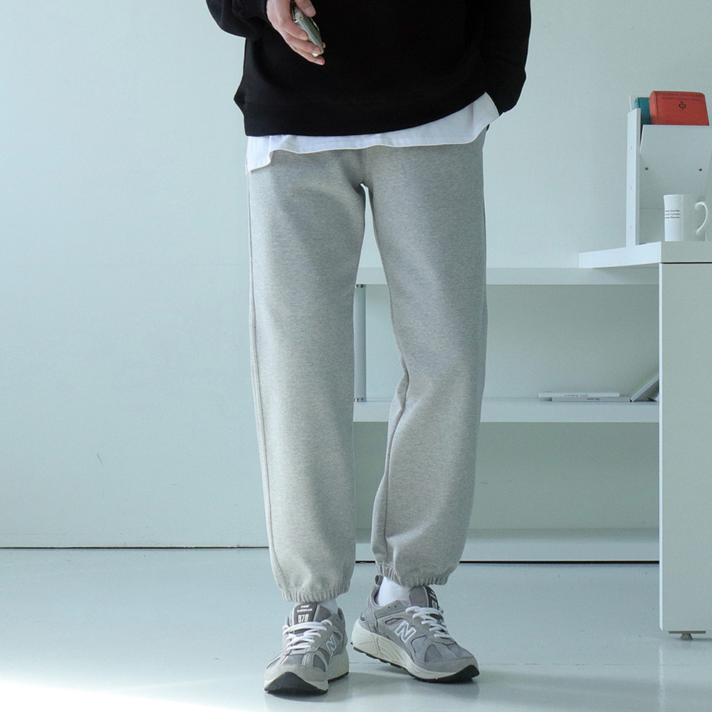 남자조거팬츠 밴딩 면 트레이닝바지 남자와이드팬츠 - 상품 이미지