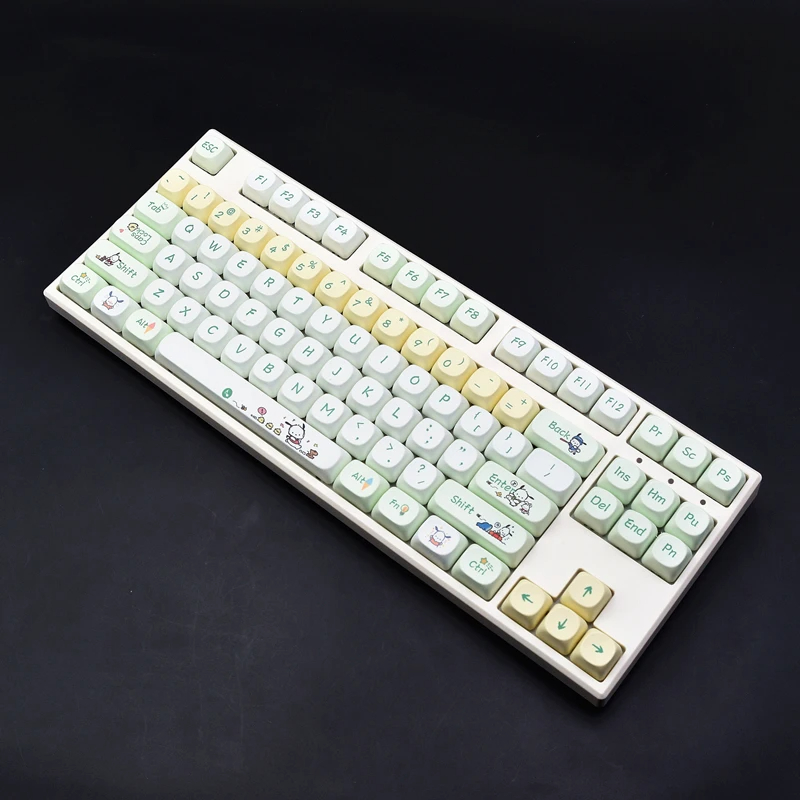Gm87 자석축 키보드 8K 응답율 RGB 유선 게이밍 기계식 키보드 GMDK 화이트오랜지 화금자백축 - 상세 이미지 3