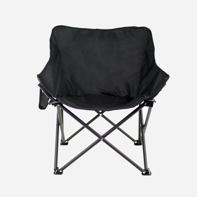 KOOLMAN(쿨맨) 솔리드 로우 캠핑의자 블랙