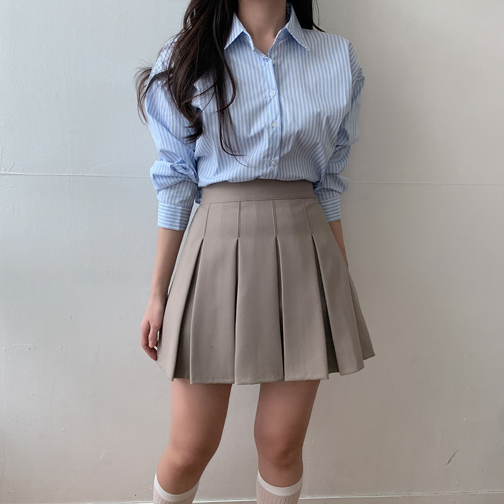 플리츠미니스커트 테니스스커트 - 상세 이미지 2