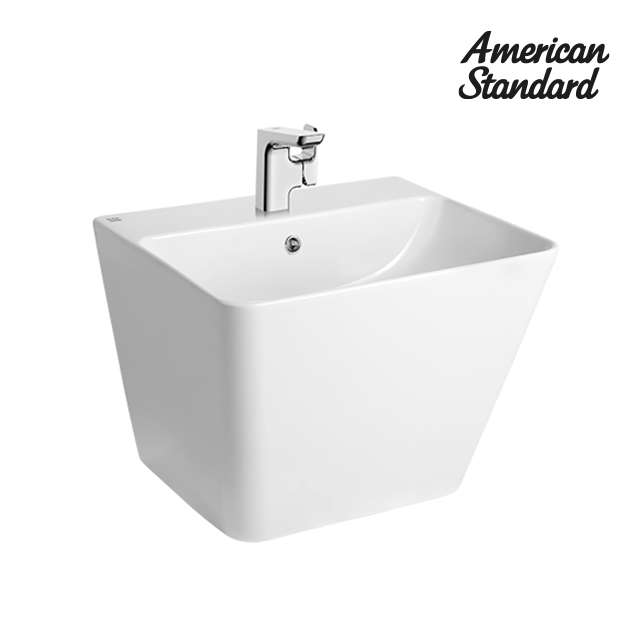 아메리칸스탠다드 플랫 스퀘어 반다리 일체형 세면기 American Standard F516 - 상품 이미지