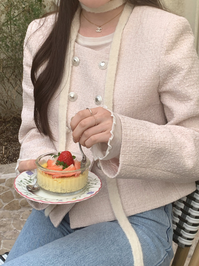💕URBANE MADE💕 블라썸 노카라 하객룩 트위드 자켓 (당일출고 2c) 상세 이미지 161