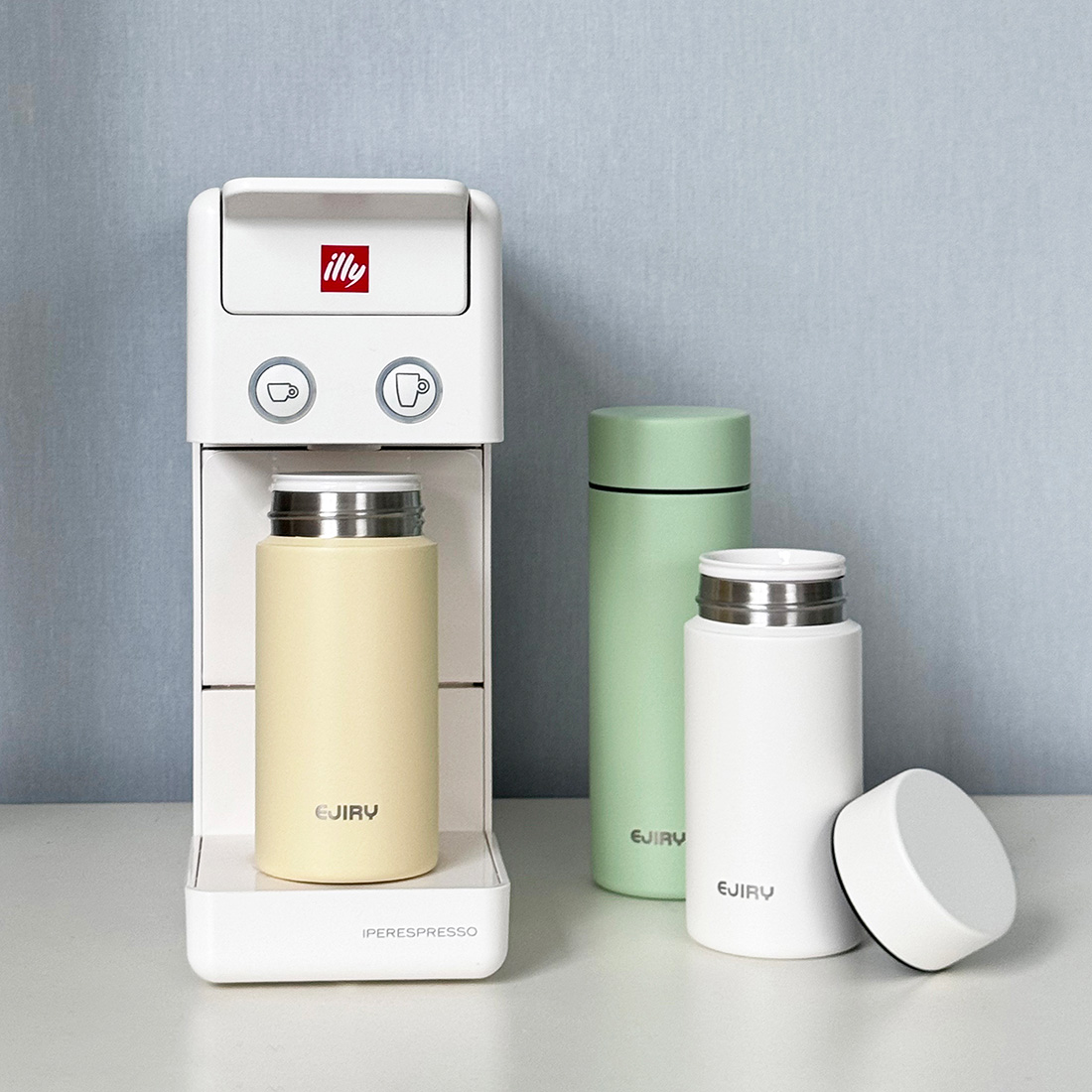 에지리 베이직 보온 보냉 미니 카페 스텐 텀블러 200ml - 상품 이미지