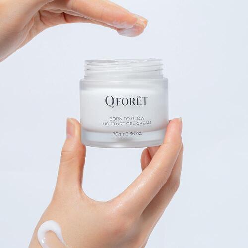 큐포레 본투글로우 모이스처 젤 크림 수분 속건조 탄력 70g, 1개 - 상세 이미지 4
