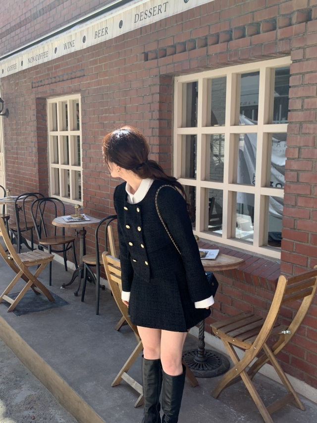 💕URBANE MADE💕 블라썸 노카라 하객룩 트위드 자켓 (당일출고 2c) 상세 이미지 77