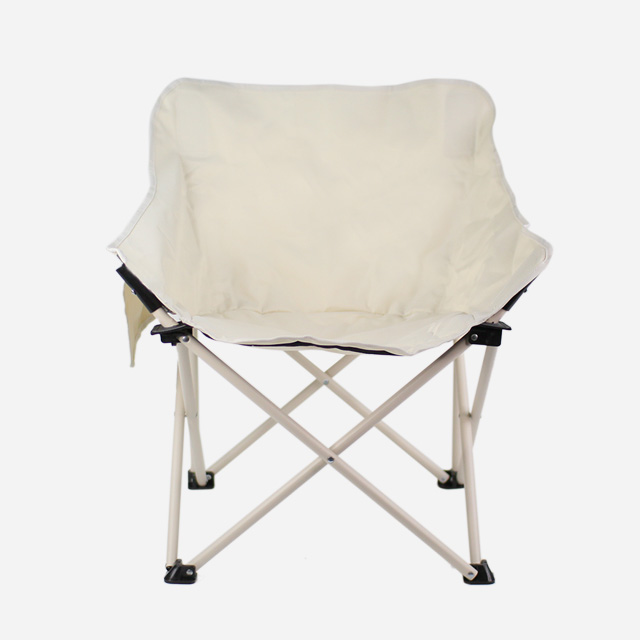 KOOLMAN(쿨맨) 솔리드 로우 캠핑의자 아이보리