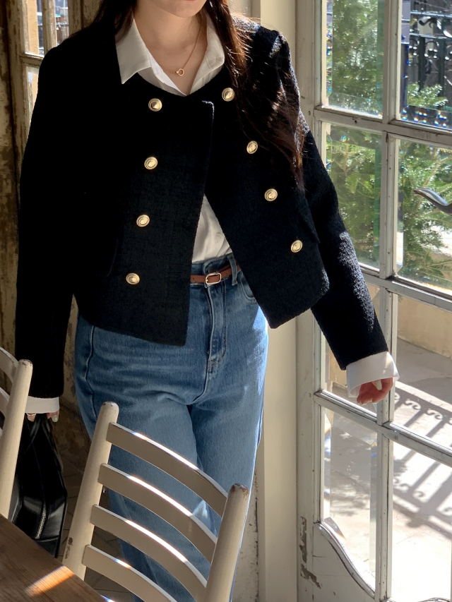 💕URBANE MADE💕 블라썸 노카라 하객룩 트위드 자켓 (당일출고 2c) 상세 이미지 34