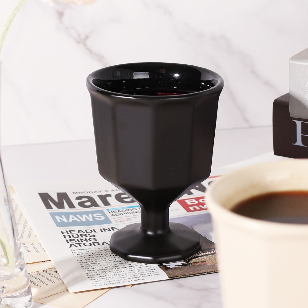 오드 도자기 세라믹 고블렛잔 와인잔 230ml - 상세 이미지 4