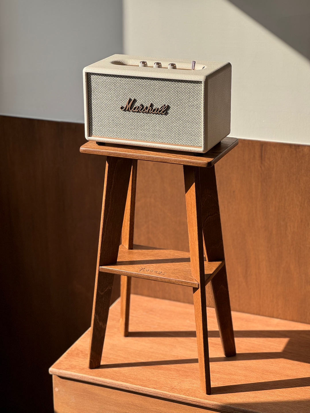 양장박웍스 마샬 스피커 스탠드 스탠모어 3 2 1 우드 받침대 고급 거치대