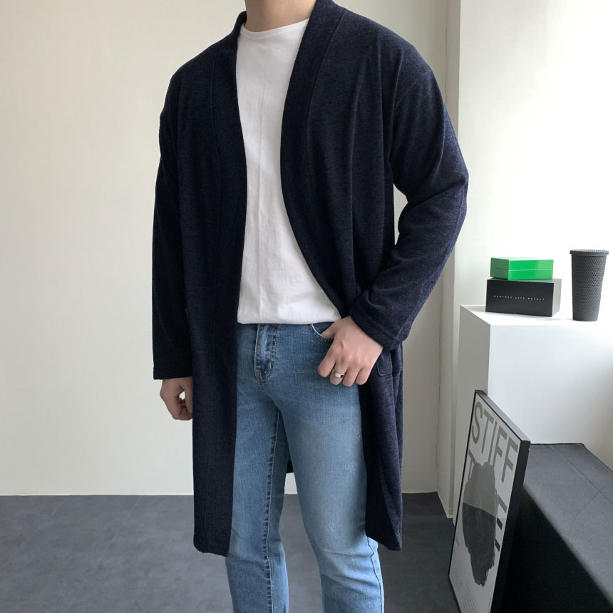 남자롱가디건 남자여름가디건 - 메인 이미지