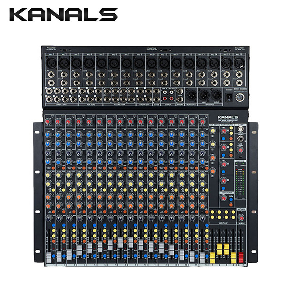 카날스 BKX247G 오디오 믹서 26채널 이펙트내장 공연 교회 강당 국산