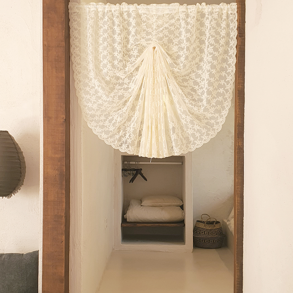 스칼랩 가림막커튼 가리개커튼 벨크로 맞춤제작 다용도실 중문 방문 베란다 현관 커튼