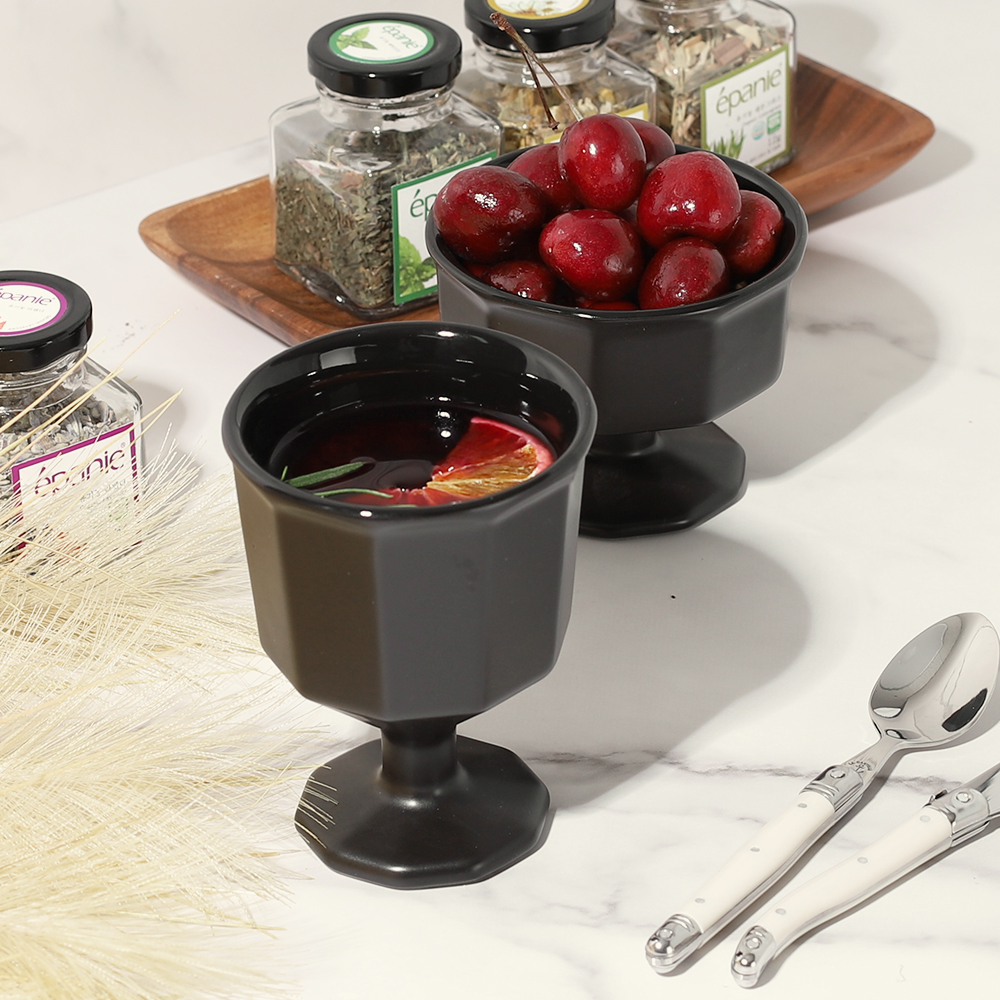 오드 도자기 세라믹 고블렛잔 와인잔 230ml - 상세 이미지 5