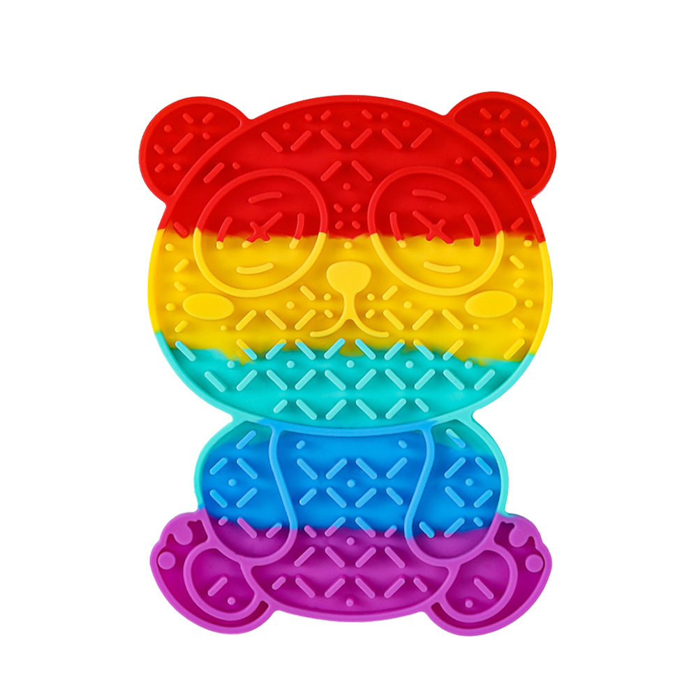 리치독스 강아지 슬로우식기 급체방지 리킹매트 츄르매트 판다