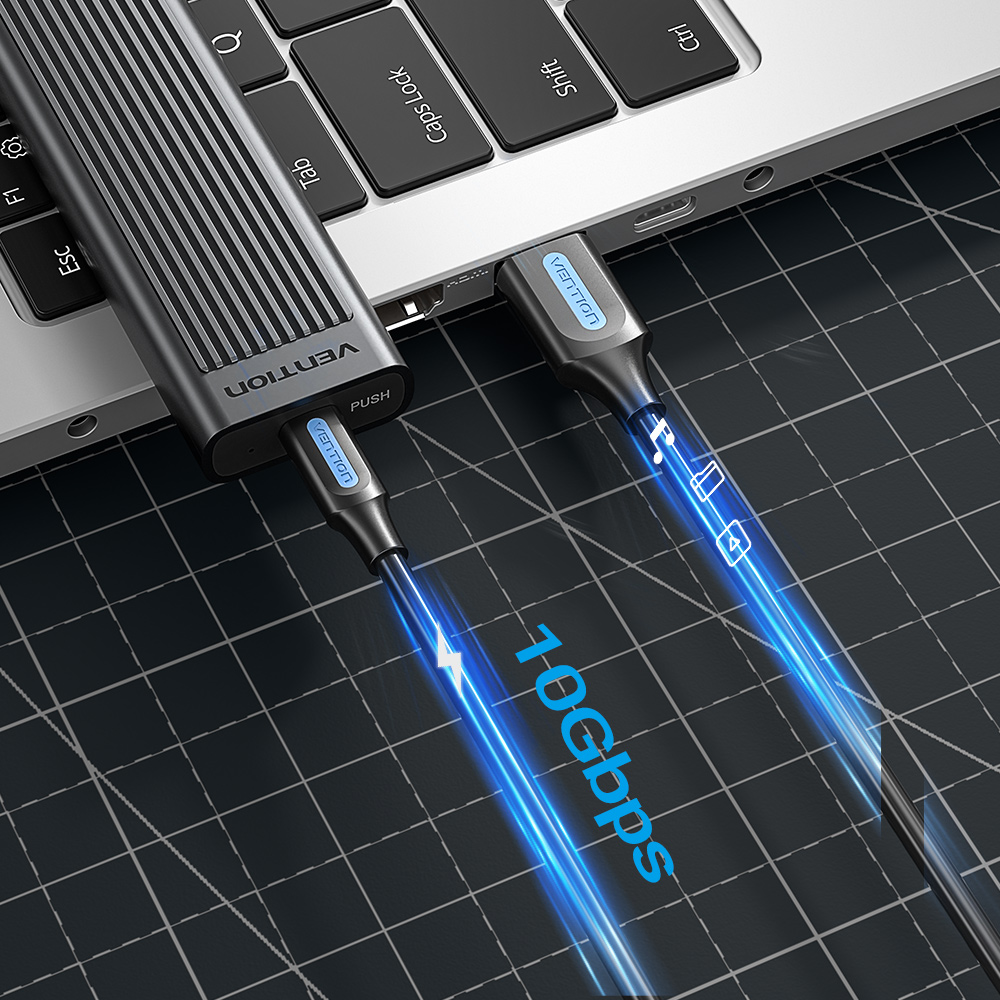 벤션 USB3.2 A to C타입 10Gbps 초고속 케이블 CWC 0.5m, 1개 - 상세 이미지 2