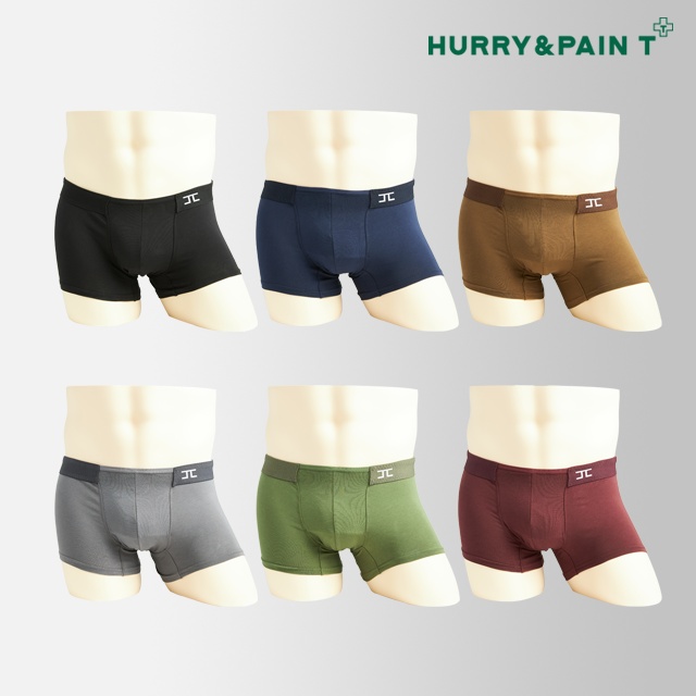6종세트 힙업 찰떡팬티 허리가 편한 남자한테 참 좋은 특허받은 엑티브코튼 드로즈 남자팬티 제품 이미지