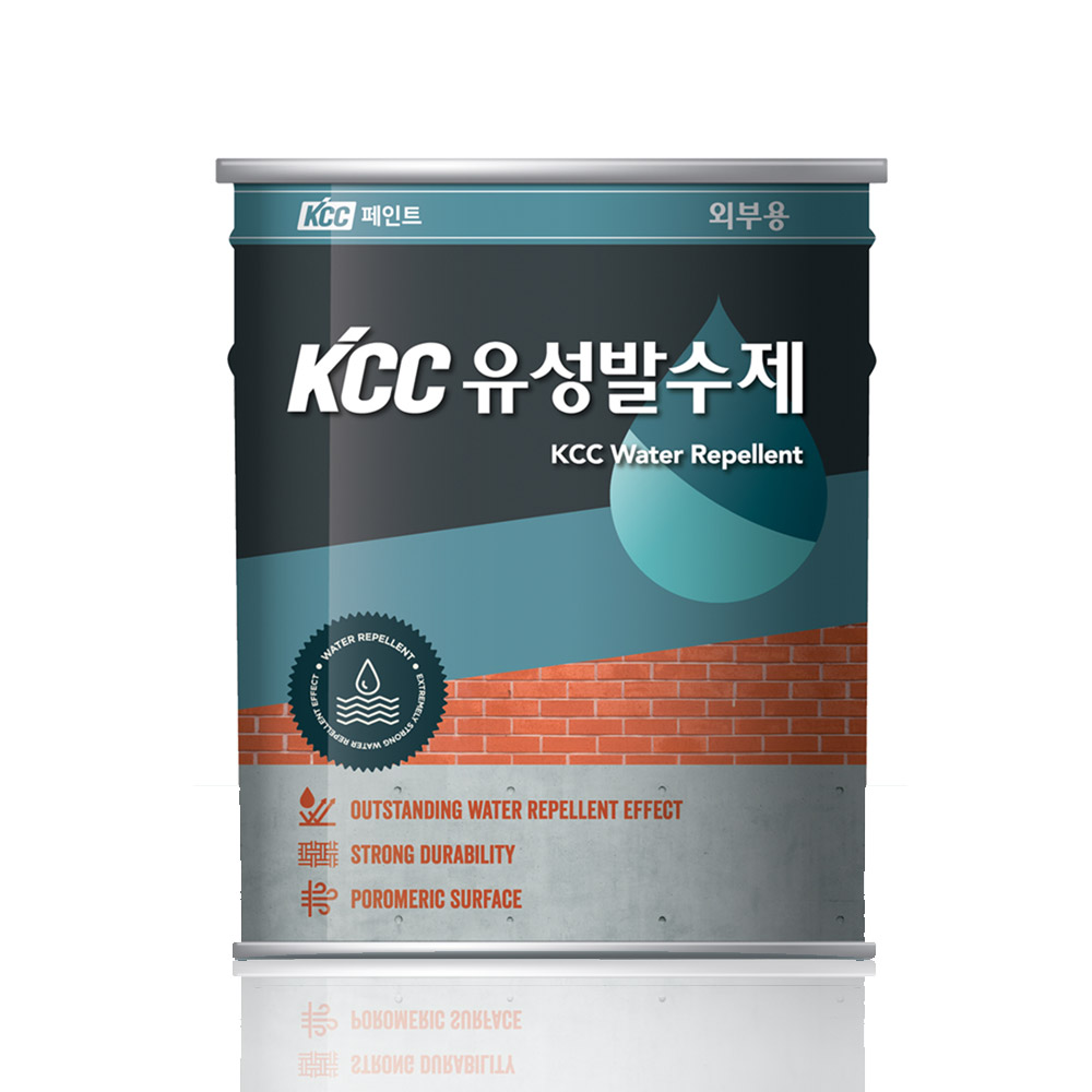 KCC 유성발수제 콘크리트 시멘트 몰탈 발수 코팅 16L - 상품 이미지