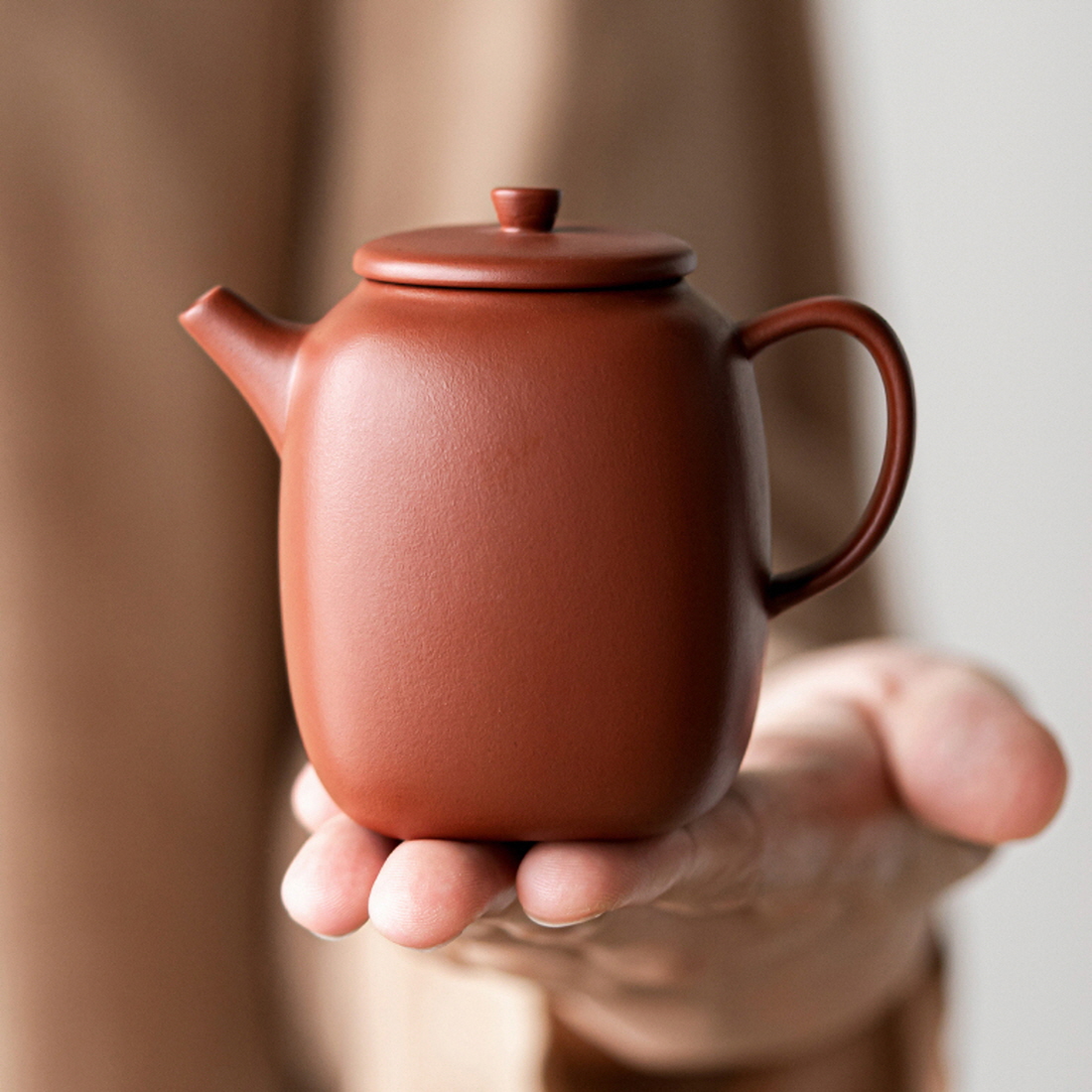 더큰솔 자사호 혼사방호 이싱 원광 주니 전수공 보이차 다도 다관 125ml