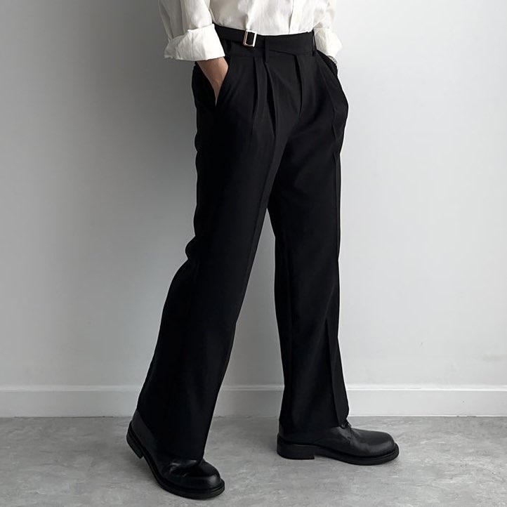 구르카팬츠 세미와이드슬랙스 테이퍼드슬랙스 - 상세 이미지 2