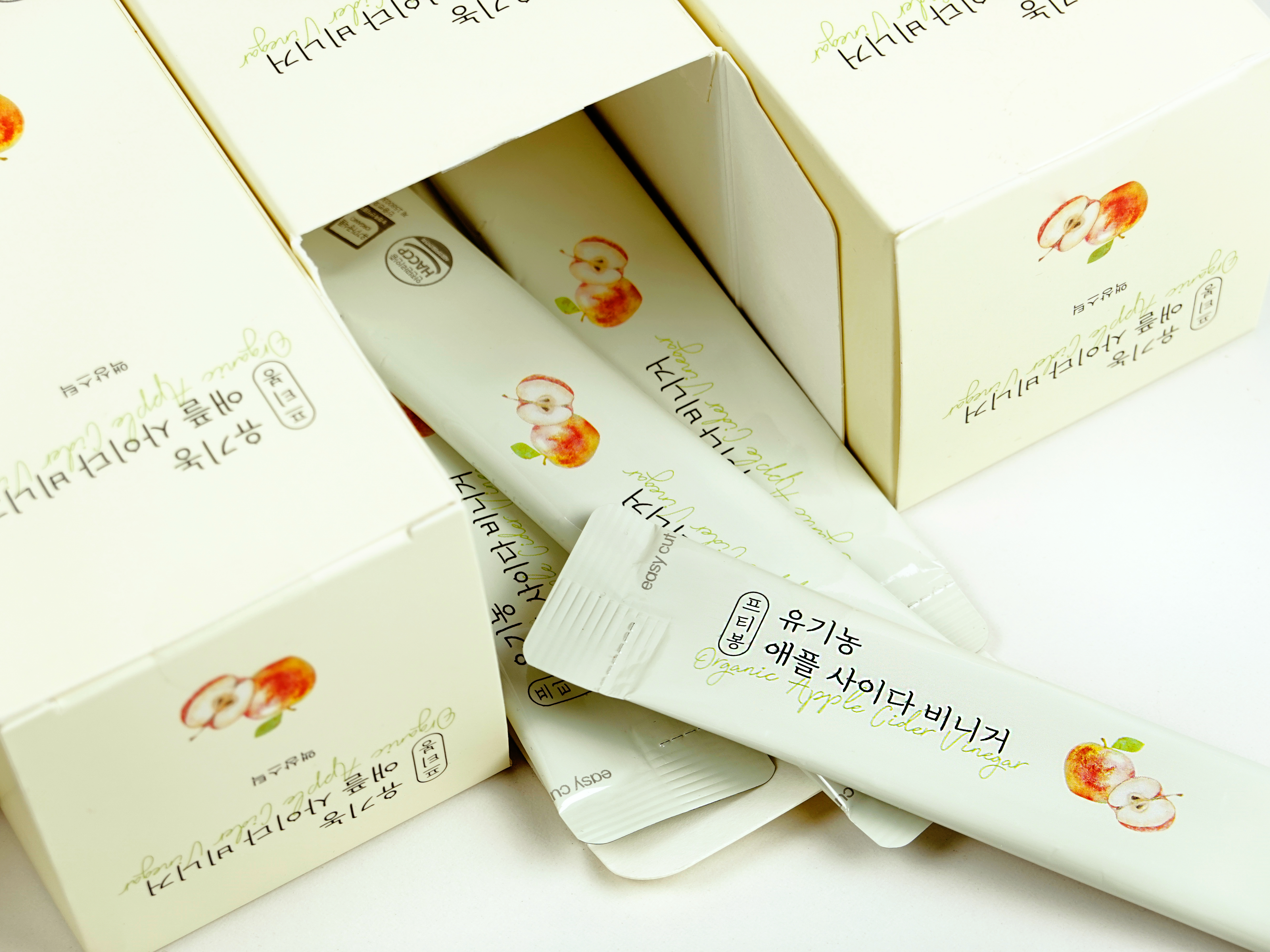 유기농 애사비스틱 애플사이다비네거 에사비식초 프티봉 천연발효 사과초모240g 15포 - 상세 이미지 2