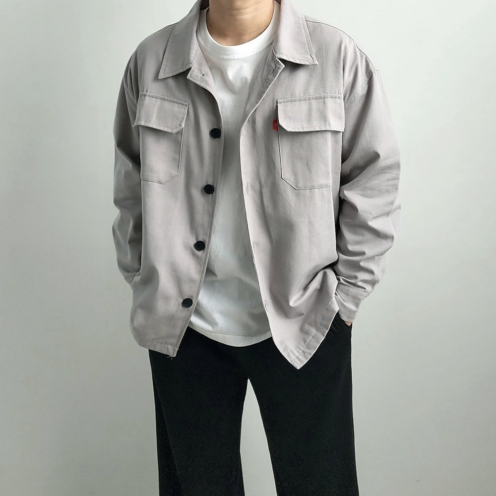 셔켓 아우터형셔츠 옥스포드셔츠 - 상세 이미지 3