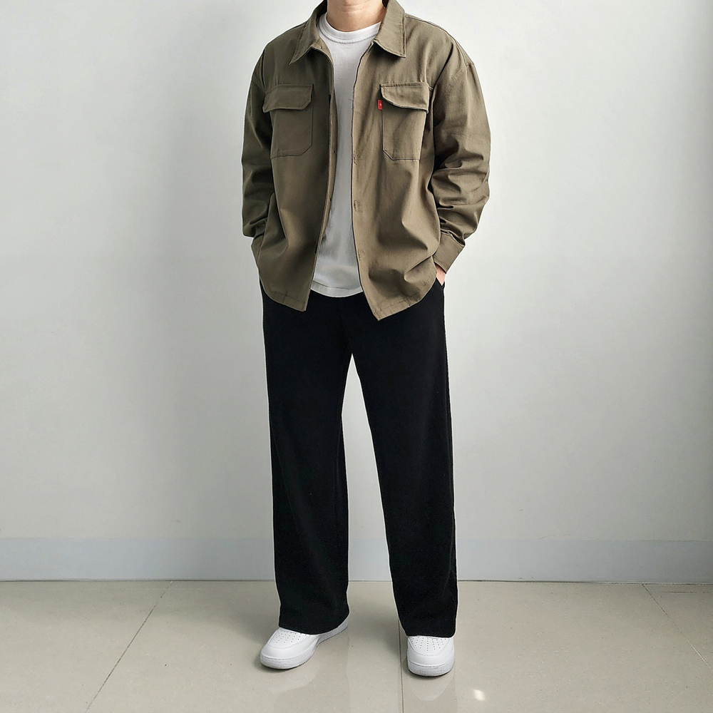 셔켓 아우터형셔츠 옥스포드셔츠 - 상세 이미지 5
