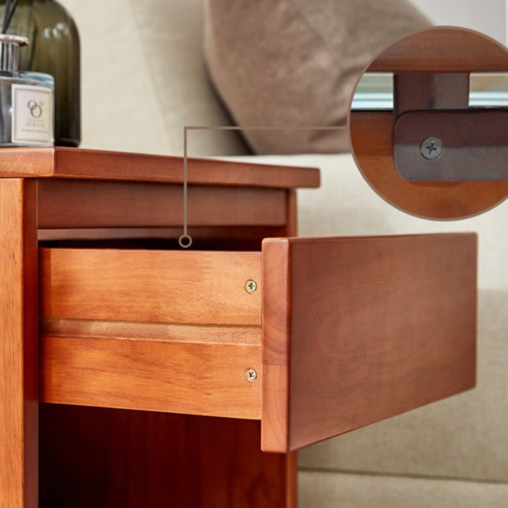 원목 브라우니 서랍형 협탁 400 침실 사이드 테이블 DIY 나무 침대 옆 미니 수납장 이미지 7