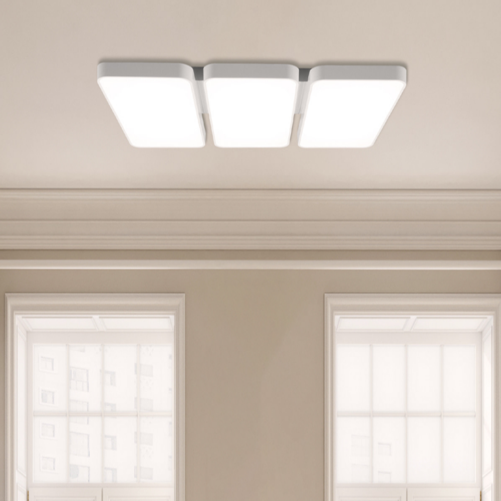 무료+당일발송/KC인증 리모컨거실등 LED 225W 시스템 거실 조명 등 삼성칩 화이트 - 상세 이미지 2