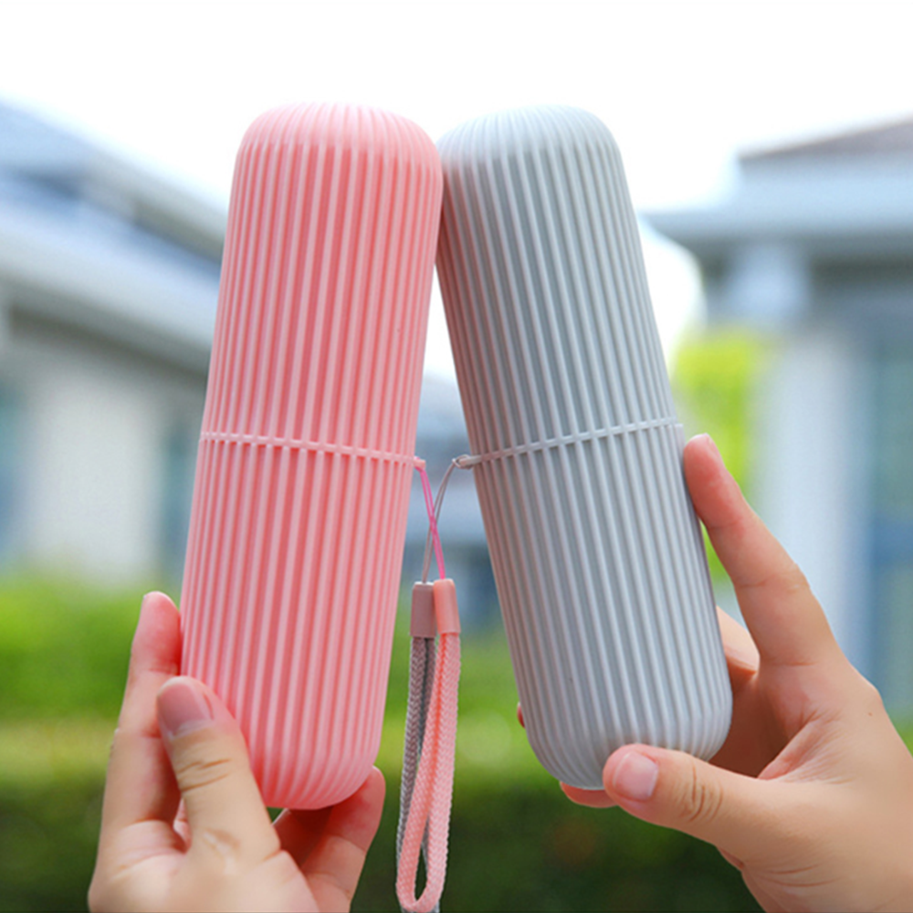 양치통 휴대용 여행 양치컵 칫솔통 치약 보관함 케이스 - 상세 이미지 2