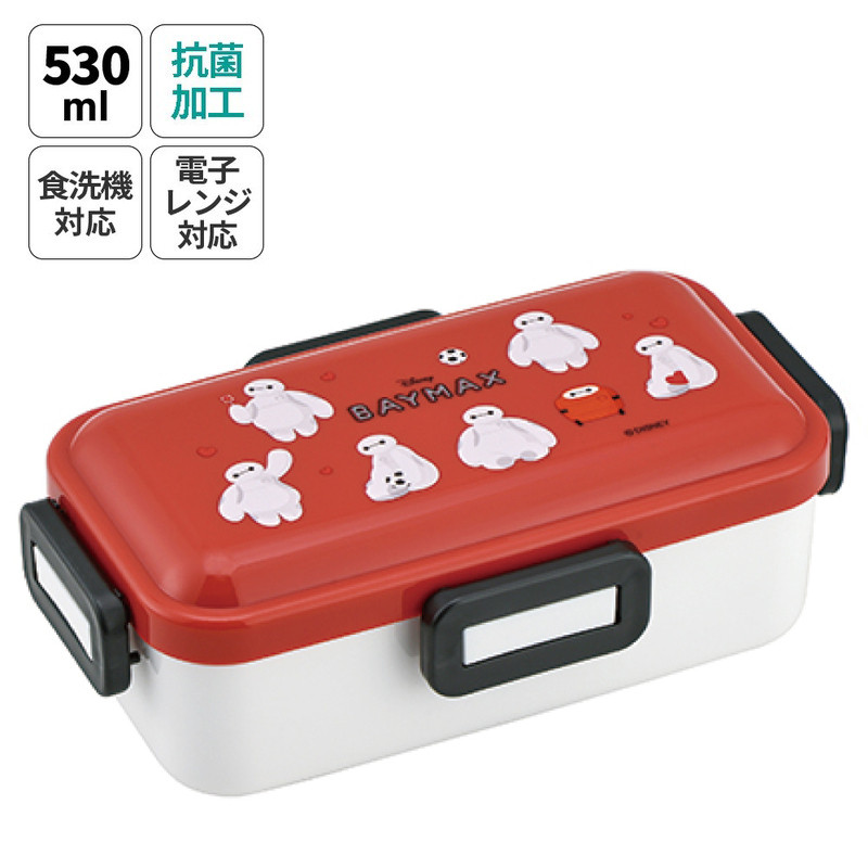 스케이터 베이맥스 캐릭터 항균 4면락 런치박스 도시락 530ml PFLB6AG - 주방·식기 - 하카타몰